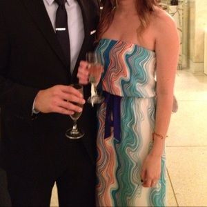 Trina Turk Strapless Dress S